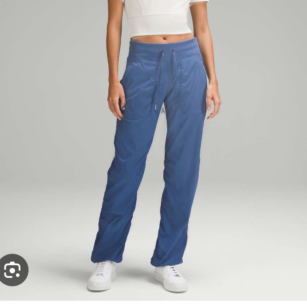 Blue Lululemon dance pants